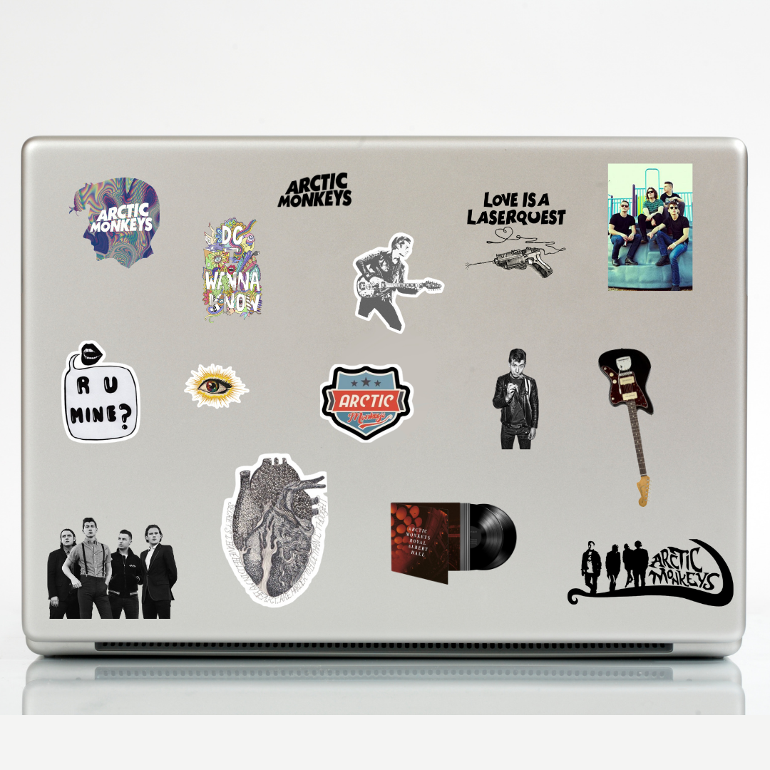 28 adet Rock Arctic Monkeys Sticker Seti-Arctic Monkeys Etiket Seti