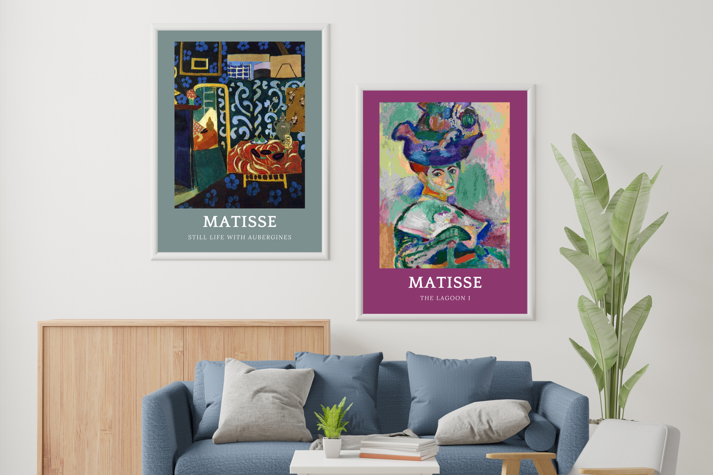 Matisse Vintage, Fine Art Poster Seti-Dekor - 8 Adet