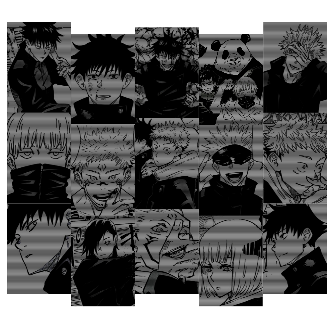 Orora Jujutsu Kaisen Manga Duvar Kağıdı Seti-Poster