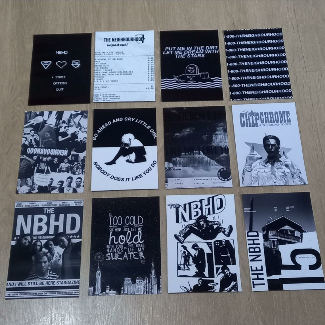 Orora The Neighbourhood The NBHD Rock Poster Duvar Kağıdı Seti