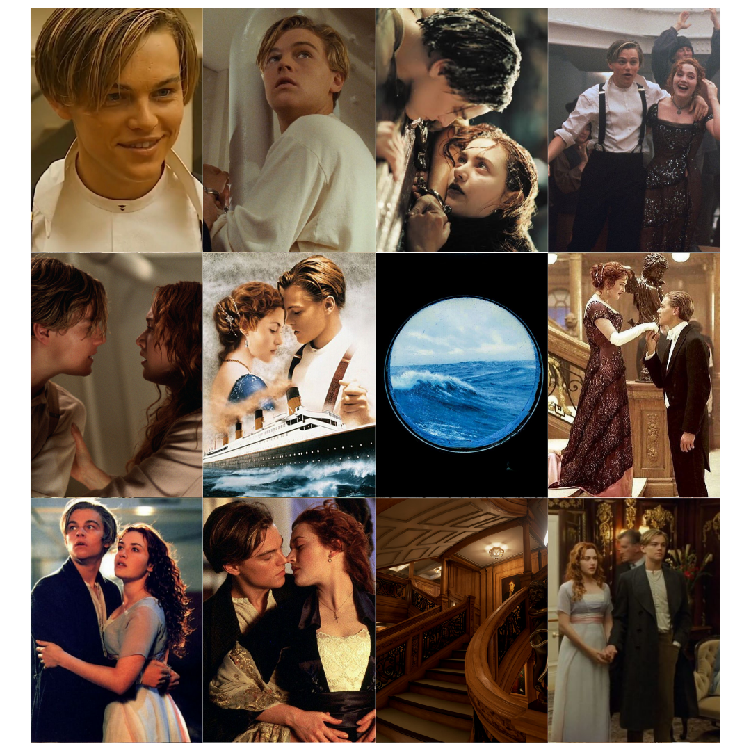 Orora Titanic-Leonardo DiCaprio-Kate Winslet Poster Duvar Kağıdı Seti